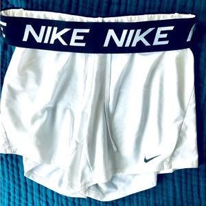 Nike Dri-Fit White Shorts